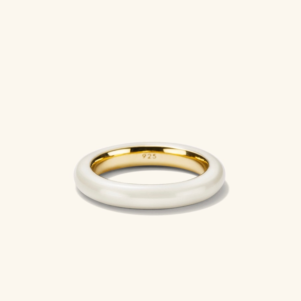 mejuri coastal enamel ring